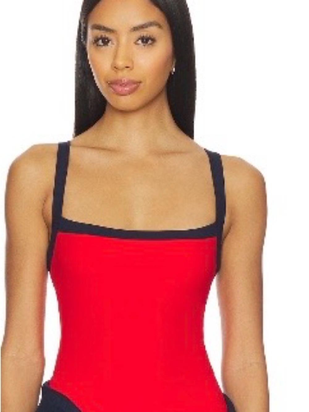Splits59 Monah Rigor Tank Top in Lotus Red & Indigo